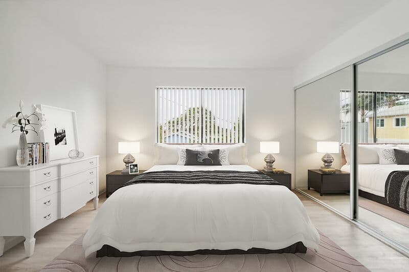 Consistent multi-angle staging result for a real estate listing